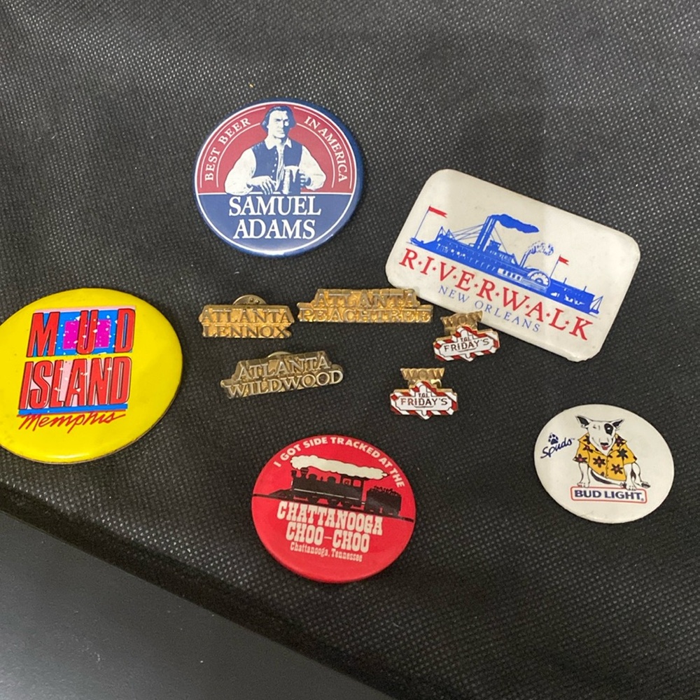 Vintage TGI Friday’s pins
